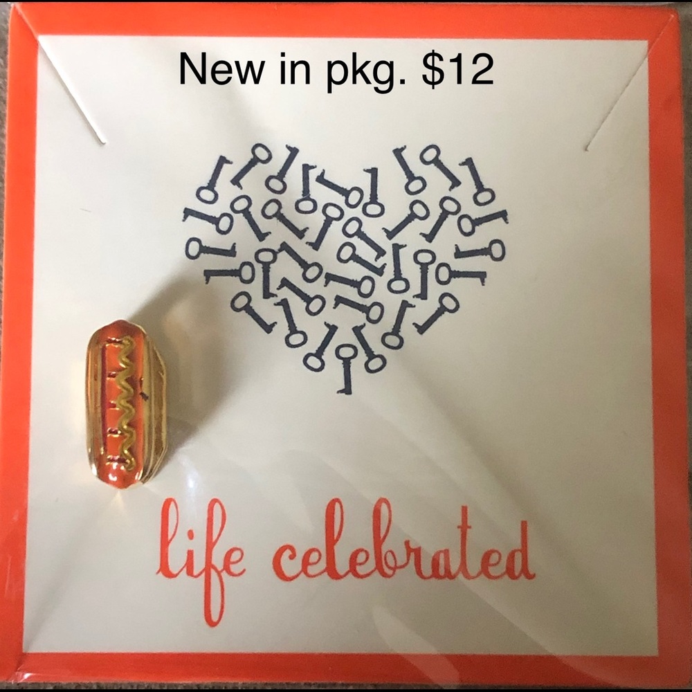 KEEP Collective gold hot dog.